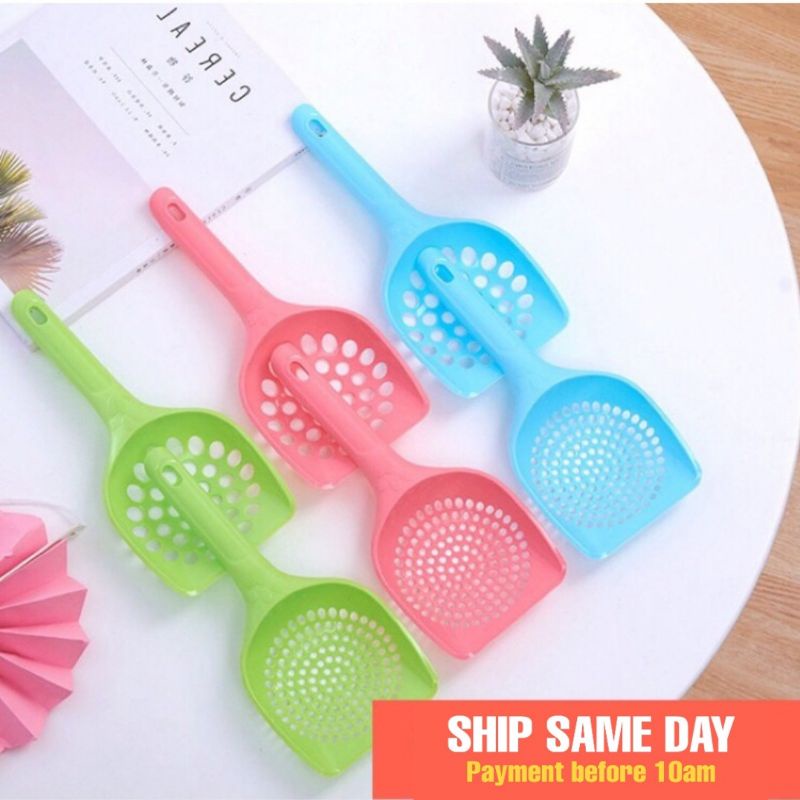 Cat Litter Scoop Small/Big Hole Easy Use Pencedok Pasir Mudah Guna