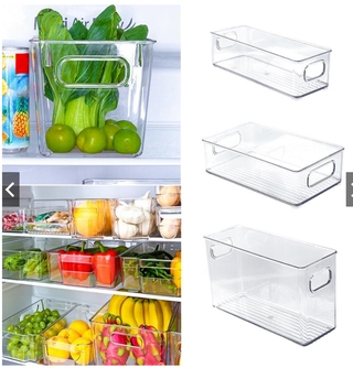 Kitchen Organizer Fridge Freezer Storage Stackable Plastic Boxes Reusable  Containers to Keep Fresh for Produce Fruits Vegetables - China Plastic  Storage Containers and Plastic Storage price
