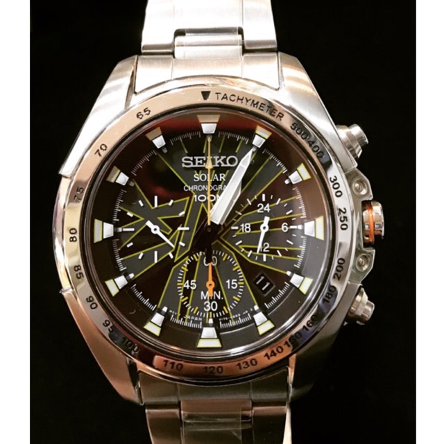 Seiko criteria best sale solar chronograph