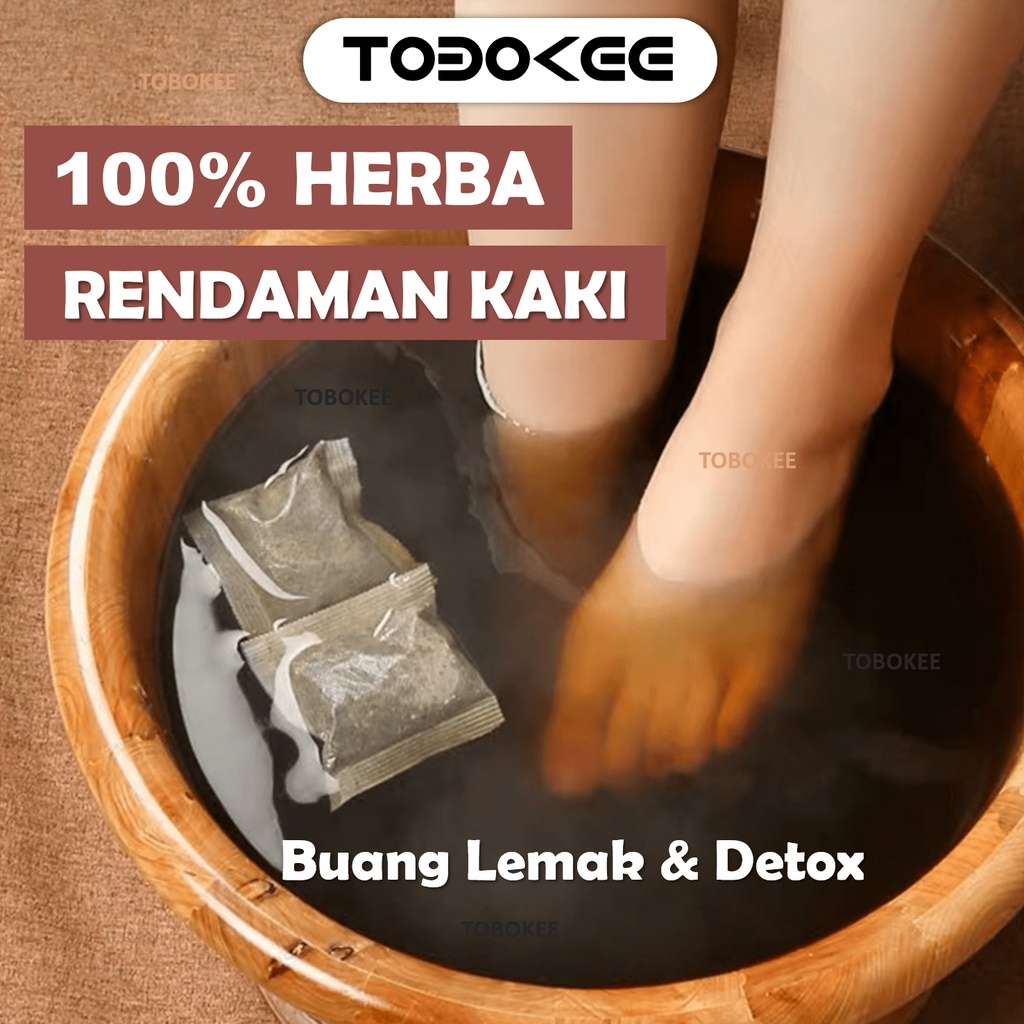 🌿100 Uncang Herba Rendaman Kaki🌿herbal Untuk Kurus Buang Toksik Lemak