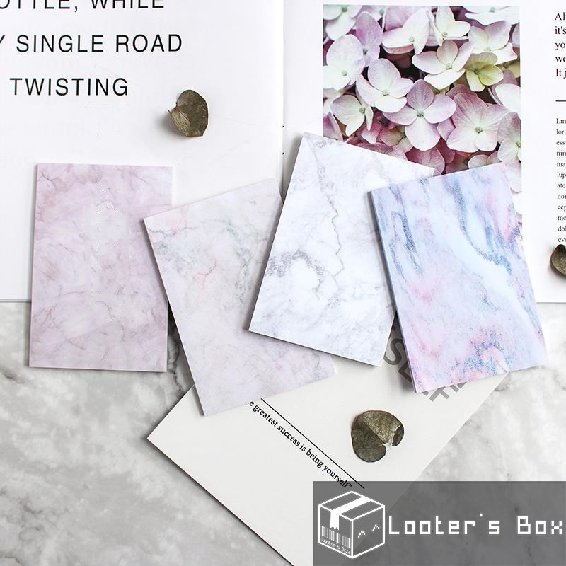 Marble Colorful Rectangular Sticky Note (G) | Shopee Malaysia