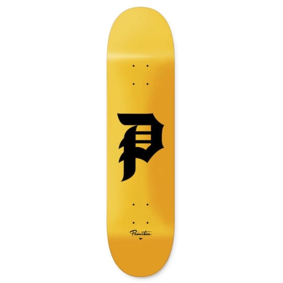 [CLEARANCE] Primitive Dirty P Core Yellow 7.75