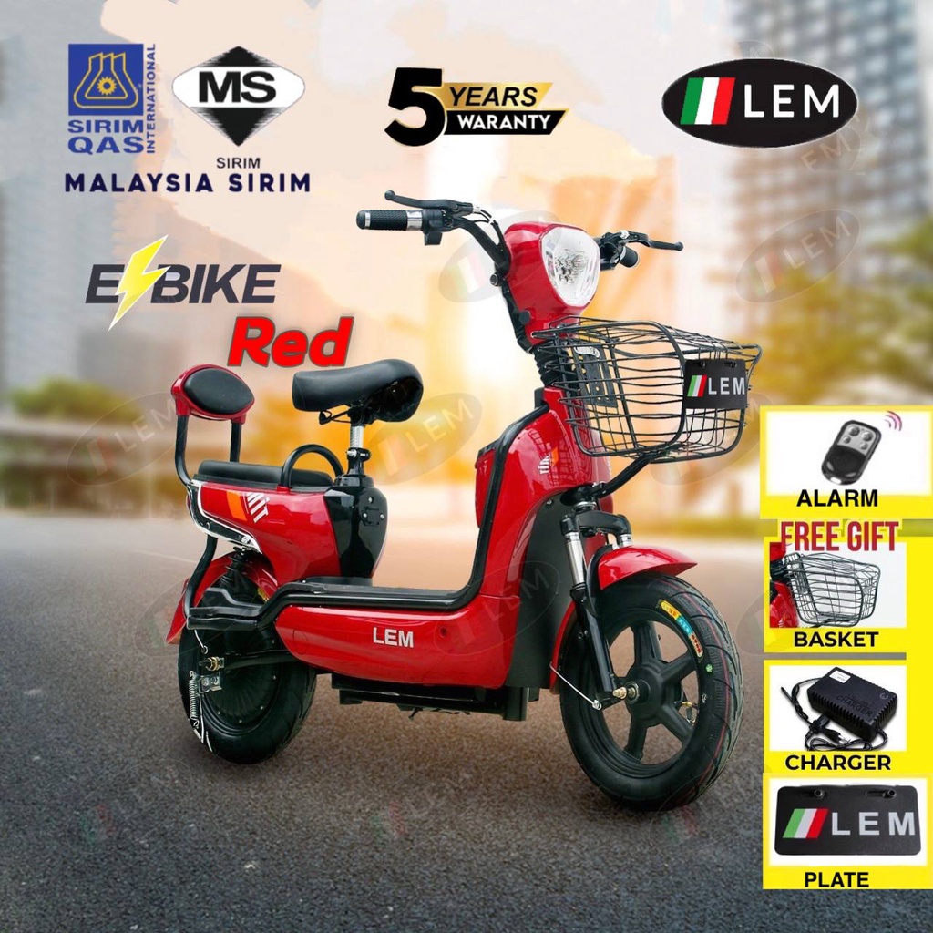 ★LEM★Electric Bicycles/Electric bike/Ebike Pedal 2seat Shopee Malaysia