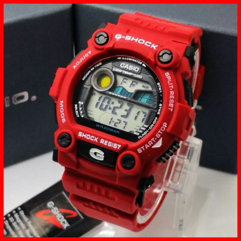 2 PILIHAN G SHOCK MAT MOTO G7900 RED MERAH GSHOCK MURAH Shopee