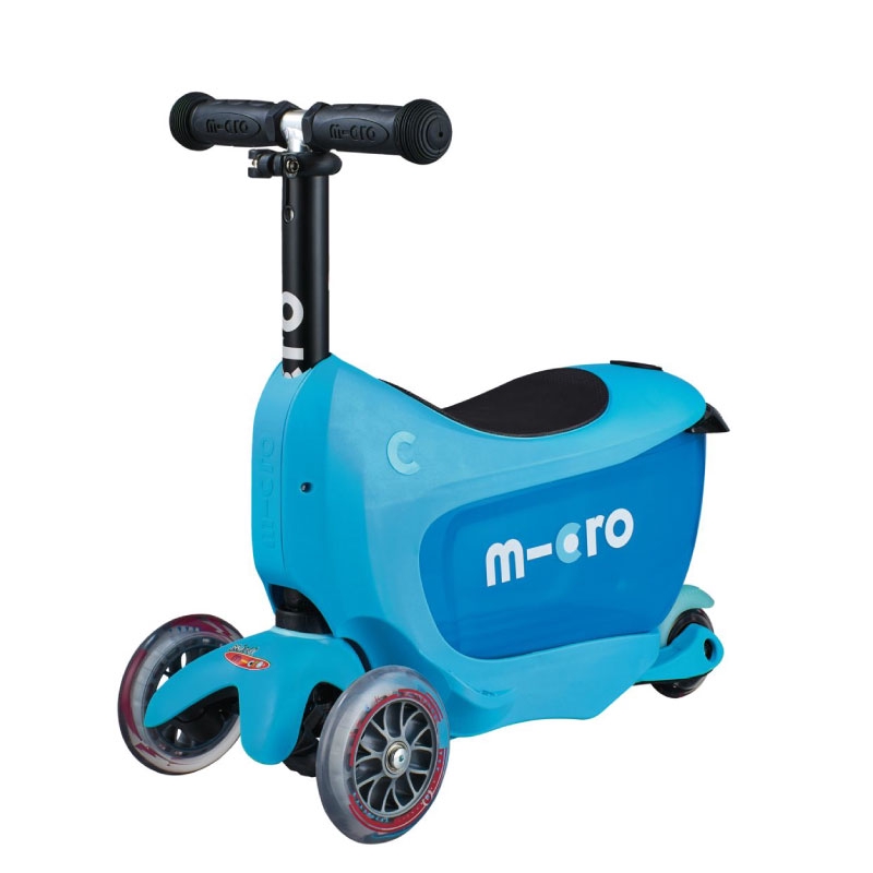 Micro MMD030 Mini2go Deluxe Blue Ride-On Scooter for 18month to 5 years ...