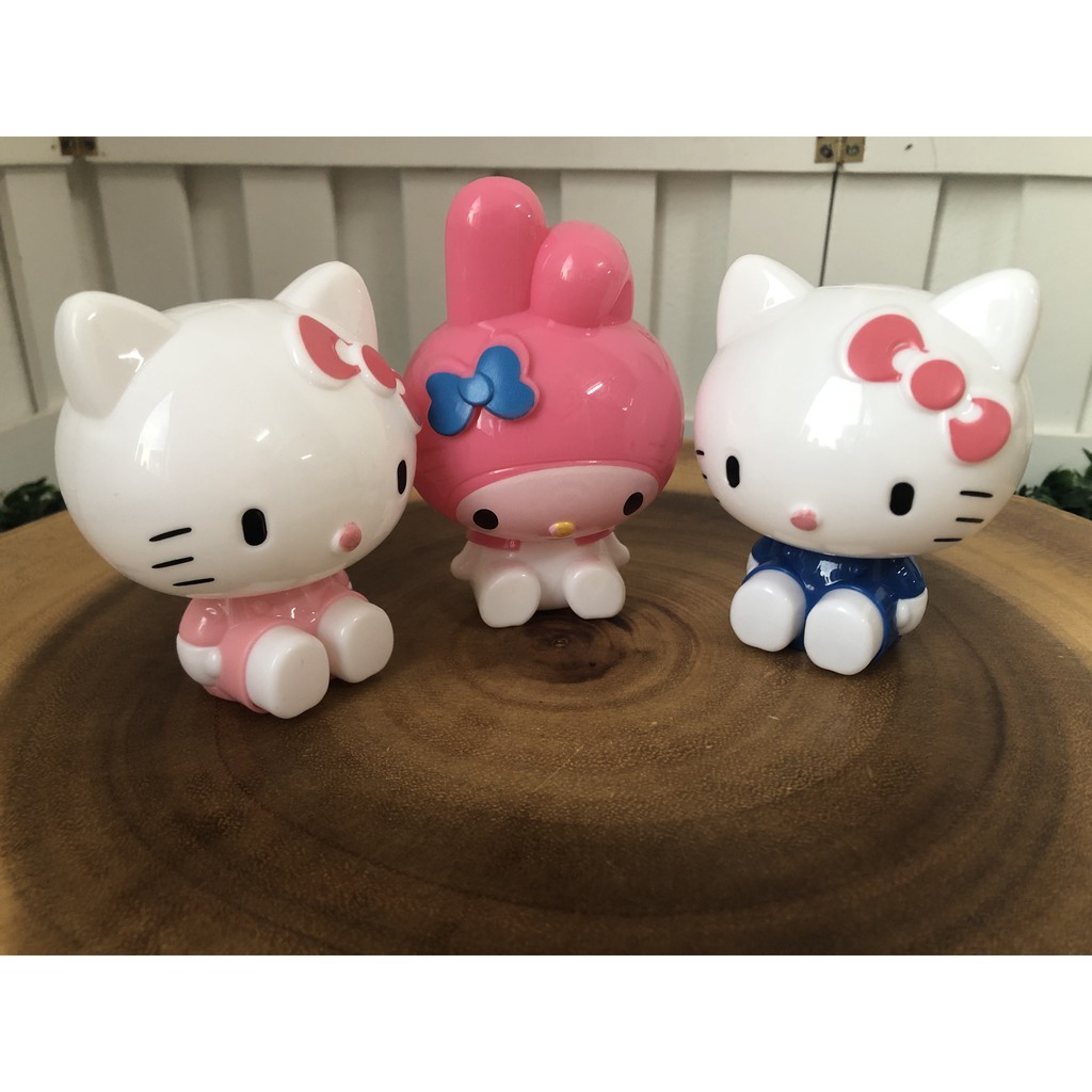 0026 Melody & Hello Kitty Set 美乐蒂 & KT猫套装（3 in 1 set）空心亮面- | Shopee ...