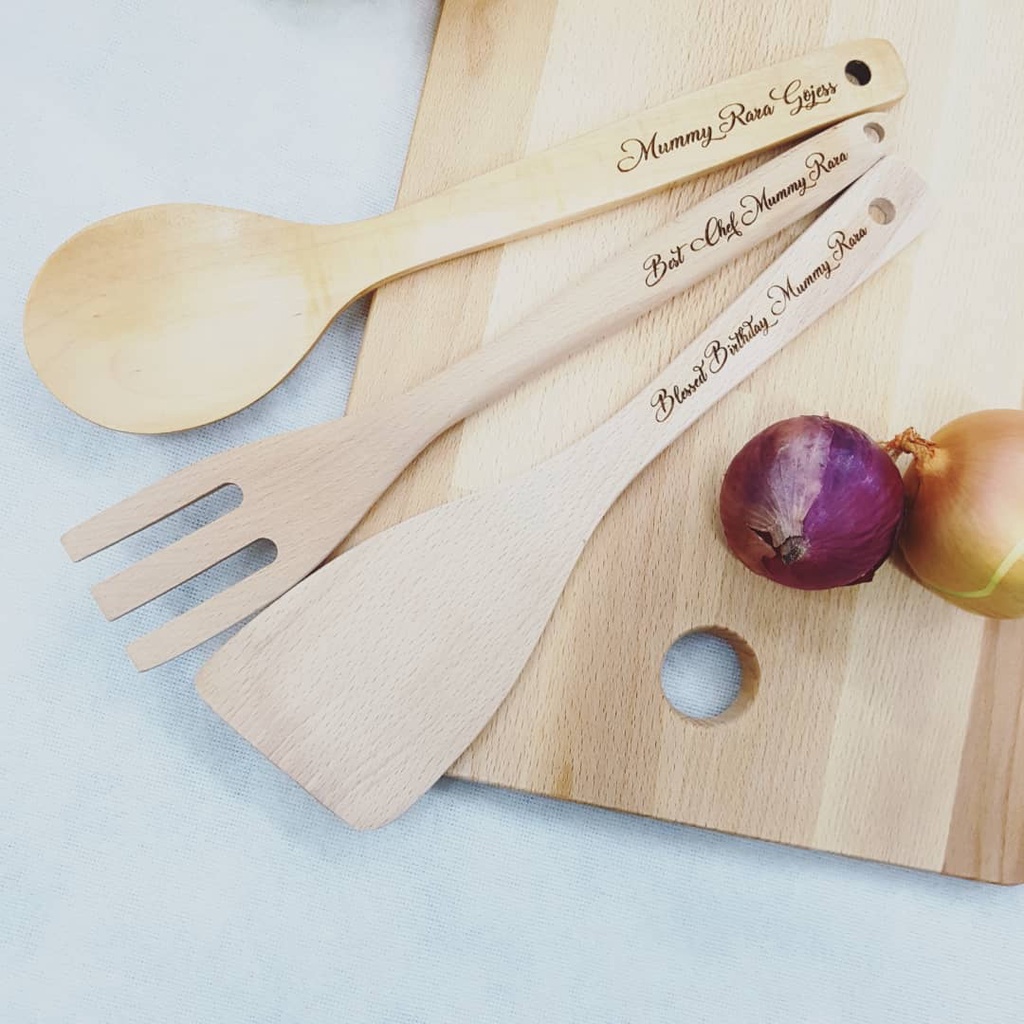Cooking utensils Personalized Engraved Gift Next Day Delivery | Shopee ...