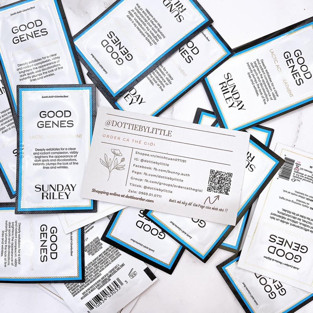 [SAMPLE 1ml] SUNDAY RILEY Good Genes Lactic Acid Treatment Intensive Skin Care Essence Shopee