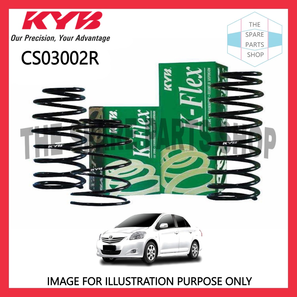 TOYOTA VIOS NCP93 REAR COIL SPRING SET KAYABA (CS03002R) | Shopee Malaysia