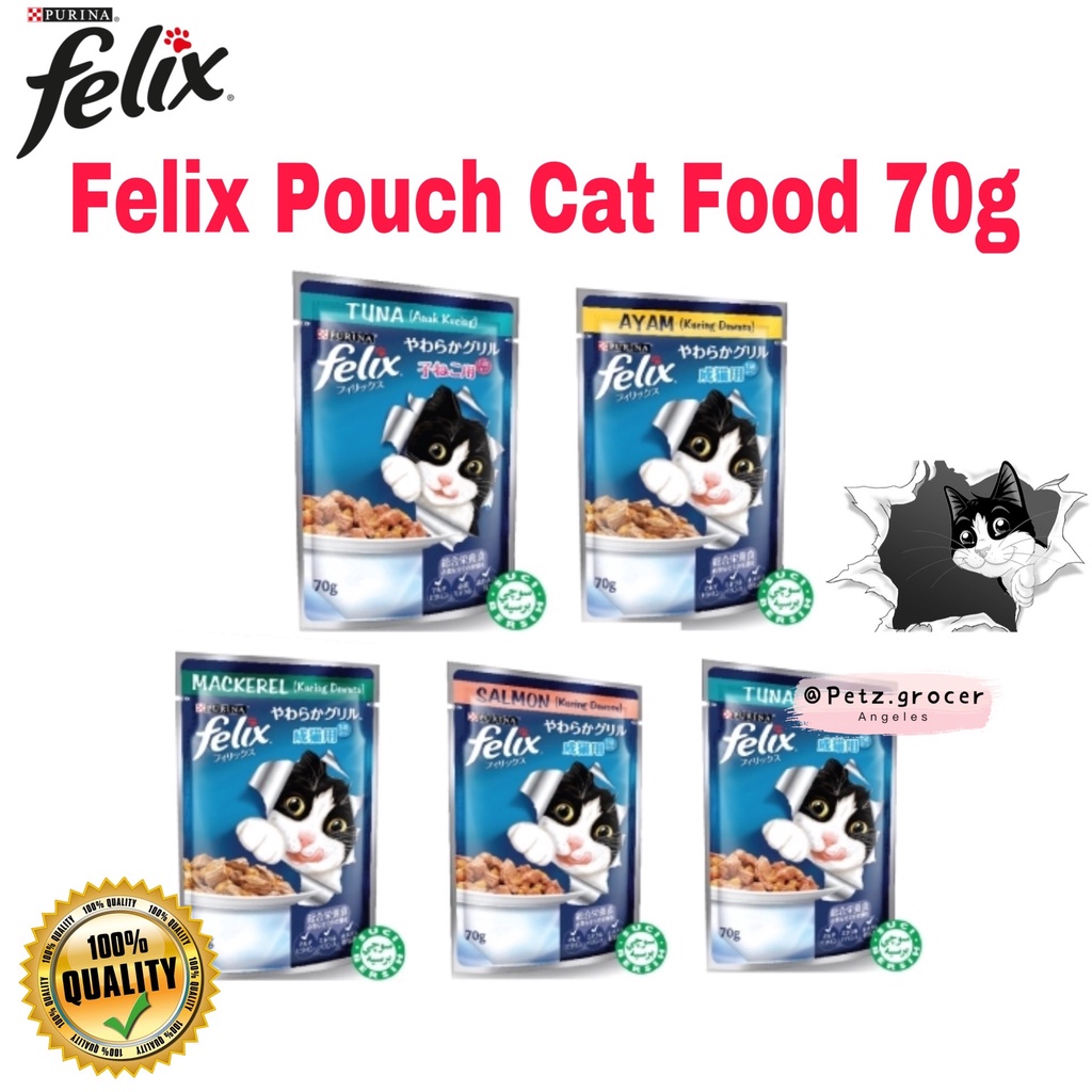 PURINA FELIX WET CAT FOOD POUCH 70G Premium Wet Food Makanan Kucing