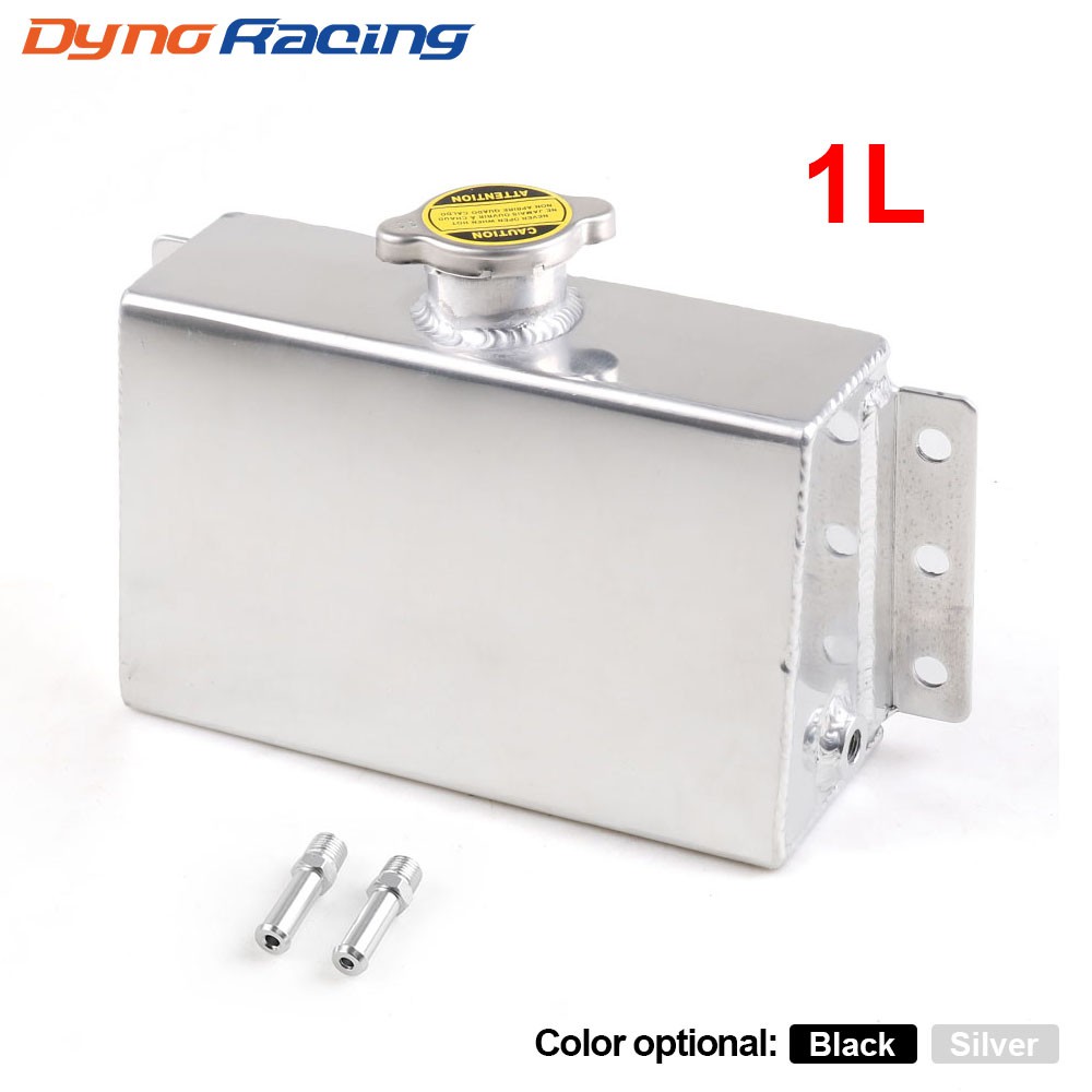 Universal 1L Aluminum Coolant Expansion Fill Tank Overflow Reservoir