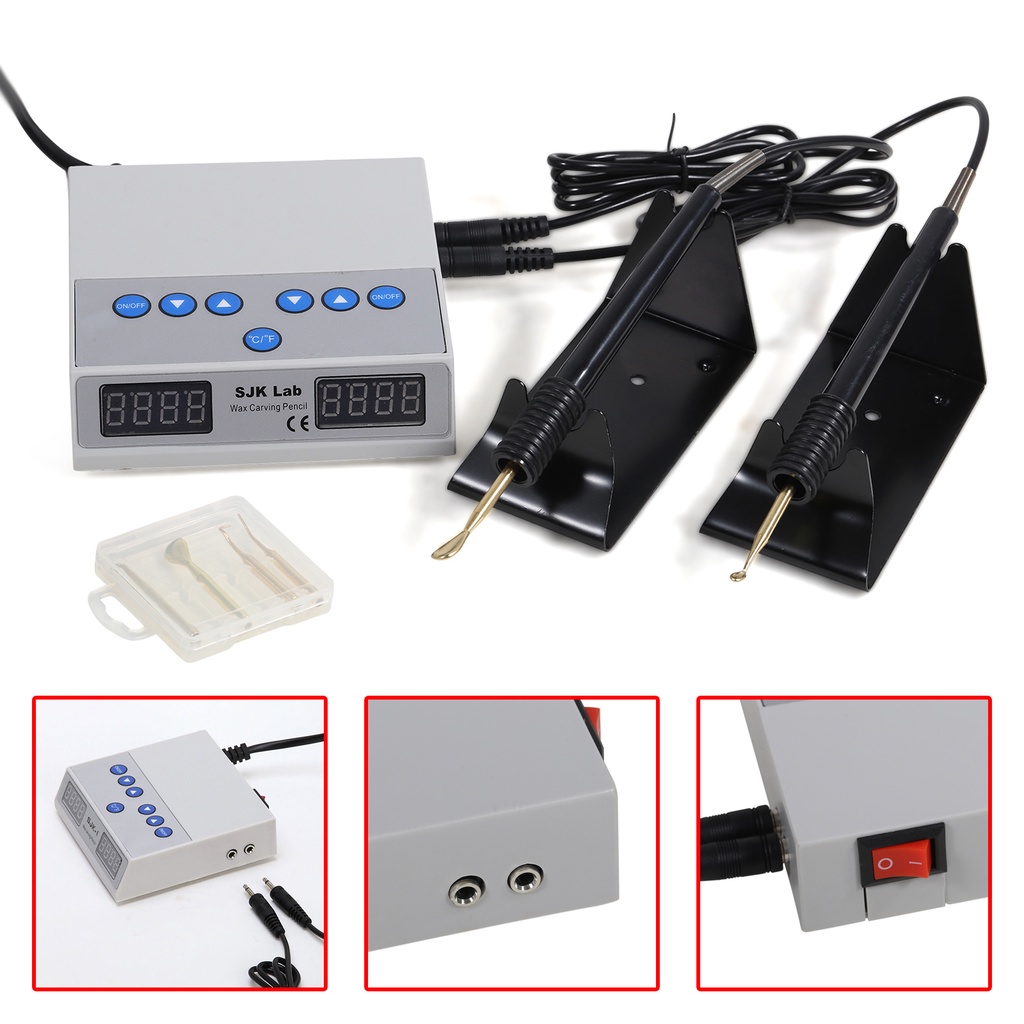SJK Dental Lab Electric Thin Waxer Carving knife Machine Double Pen 6 ...