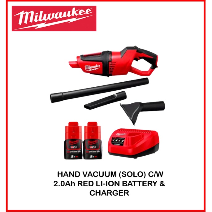 Milwaukee 085020 M12 12V LiIon Cordless Compact Vacuum, 48 OFF