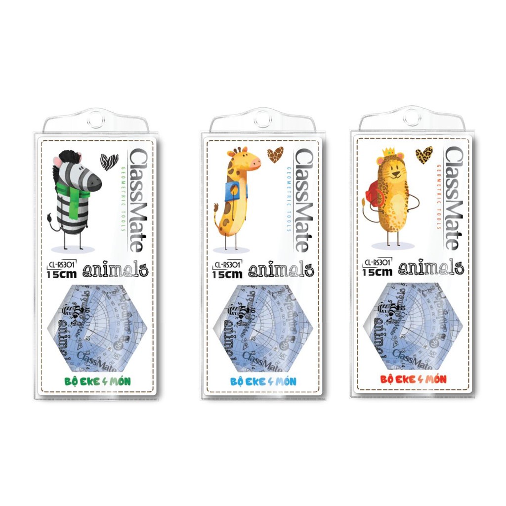 Classmate rs301 4 piece eke ruler set | Shopee Malaysia