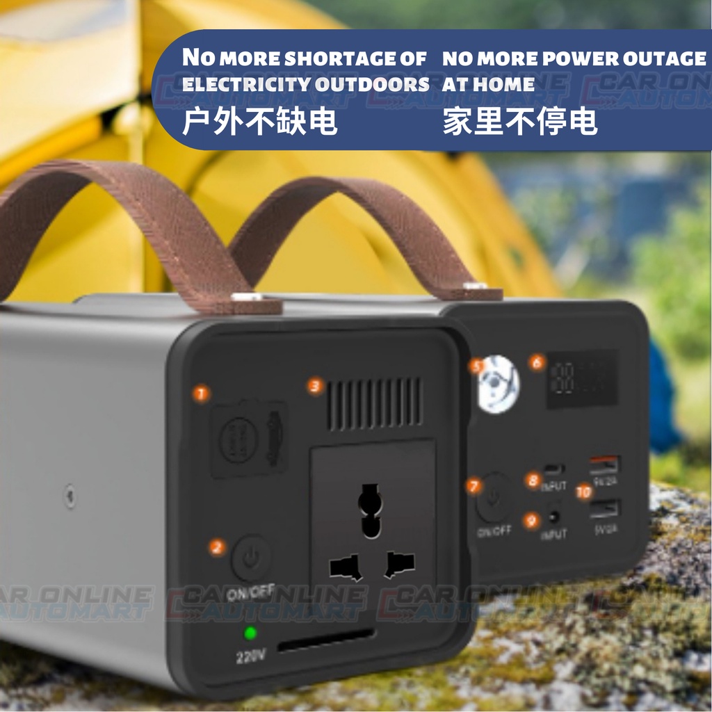 Portable Energy Storage Power Supply Power Station Power bank Camping/Home/Outdoor/Car Jump