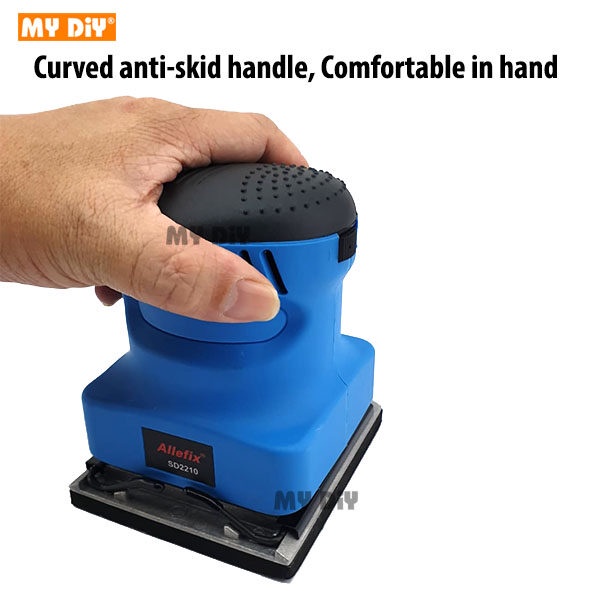 ALLEFIX 220W Finishing Orbital Wood Sander Palm Sander Machine Wood ...