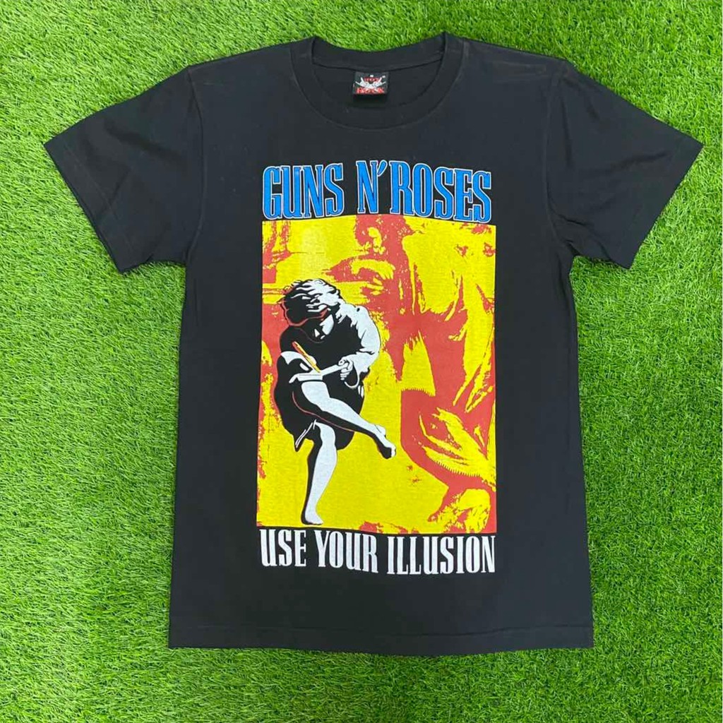 Gun N Roses Use Your Illusion Rock Band Shirts Rockers TShirt Sil