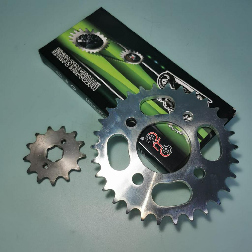 KEEWAY Patagonian Eagle 250 / PE 250 - Sprocket Gear Set FR+RR + Chain ...