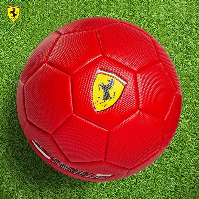 Scuderia Ferrari Performance Soccer Ball Size 5 Professional Competition  Football World Outdoor Sports Casual Flowing