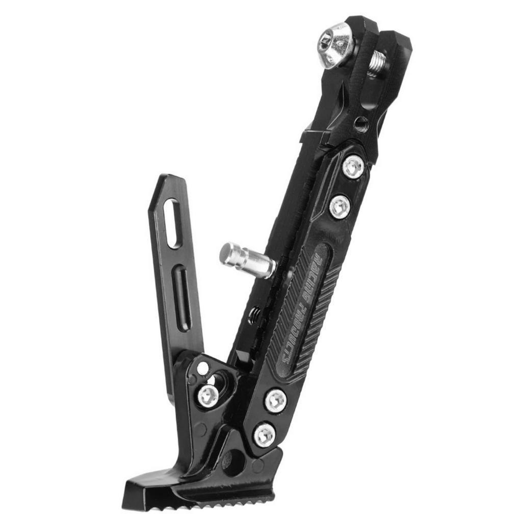 Motorcycle Adjustable Height Side Stand Foot Bracket Kickstand Tripod