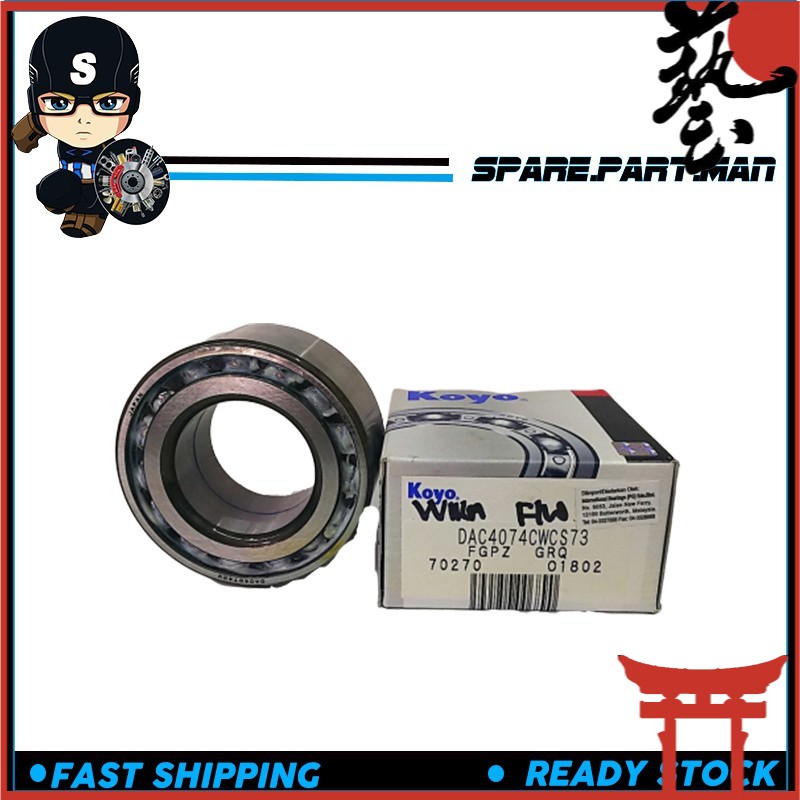 Satria /Wira KOYO/NTN Front Wheel Bearing Set with Oil Seal Japan Made