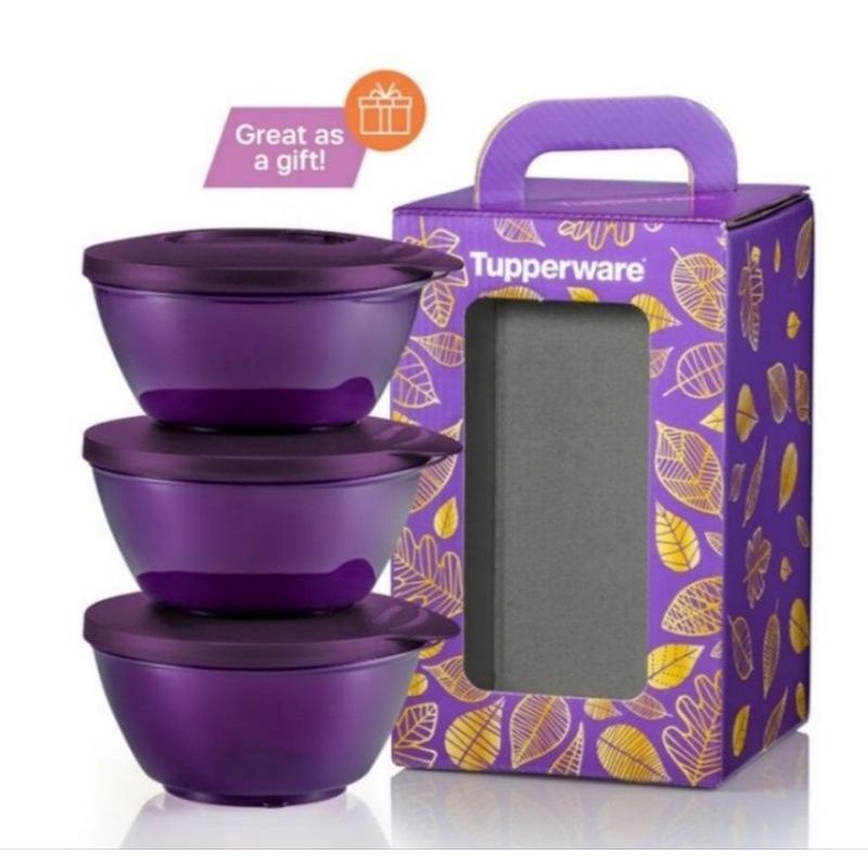 Tupperware Click Bowls Set (3pcs/6pcs) | Shopee Malaysia