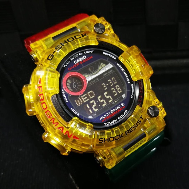 Gshock FROGMAN JELLY COPY ORI 1.1 AUTOLIGHT