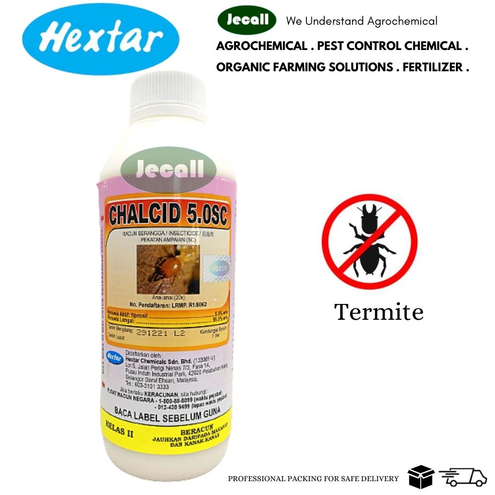 Hextar Chalcid® Termite Solution 1Liter / Fipronil 5% / Anai-anai ...