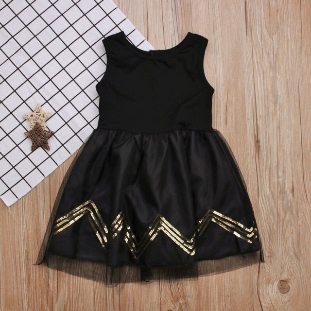 Black colour dress 2024 for baby girl