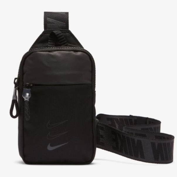 Nike Sportswear ESSENTIALS SLING BAG UNISEX - Bandolera - black