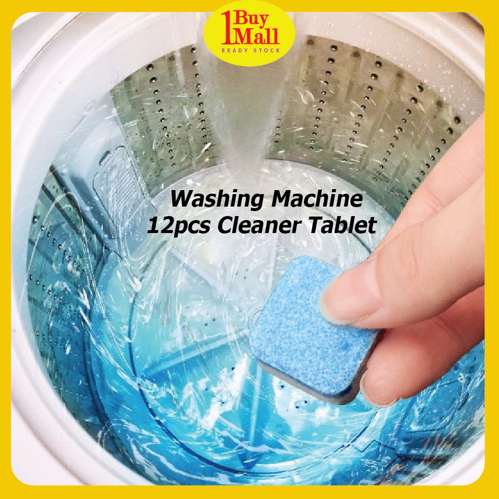 12 Pcs Washing Machine Deep Clean Tank Cleaner Cube / Washing Machine ...