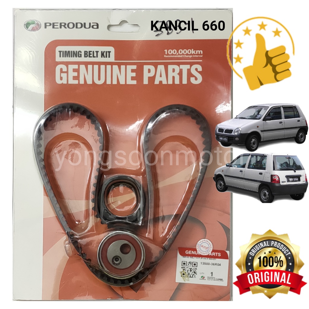 ORIGINAL PERODUA TIMING KIT SET 1350036R04 PERODUA KANCIL 660 (99YU25