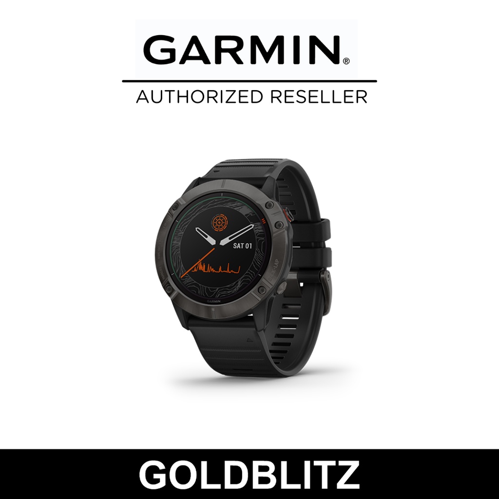 Garmin Fenix 6X Pro Solar Multisport GPS Watch Shopee Malaysia