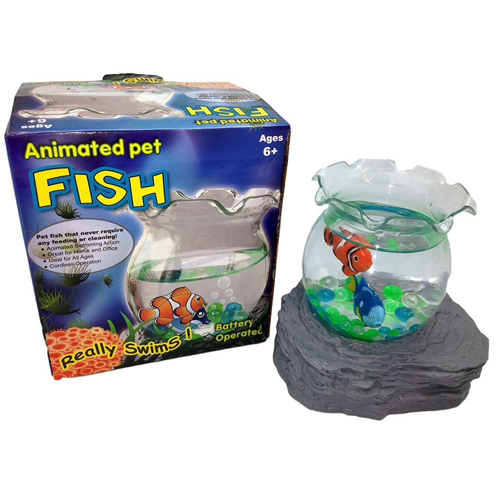 Animated fish tank store toy