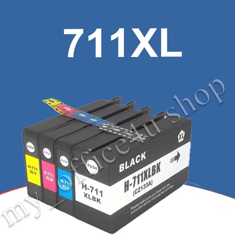 Compatible HP 711 ink HP711XL Ink Cartridge for HP T100 T120 T125 T130 ...