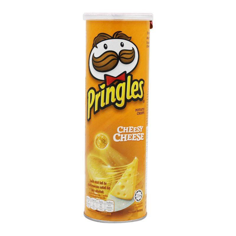 KELLOGG'S Pringles Potato Crisp Cheesy Cheese (107g) | Shopee Malaysia