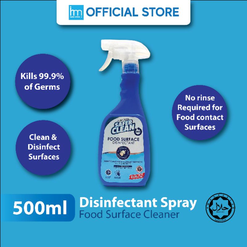 Saferclean Bio Food Surface Disinfectant (500ml) | Shopee Malaysia