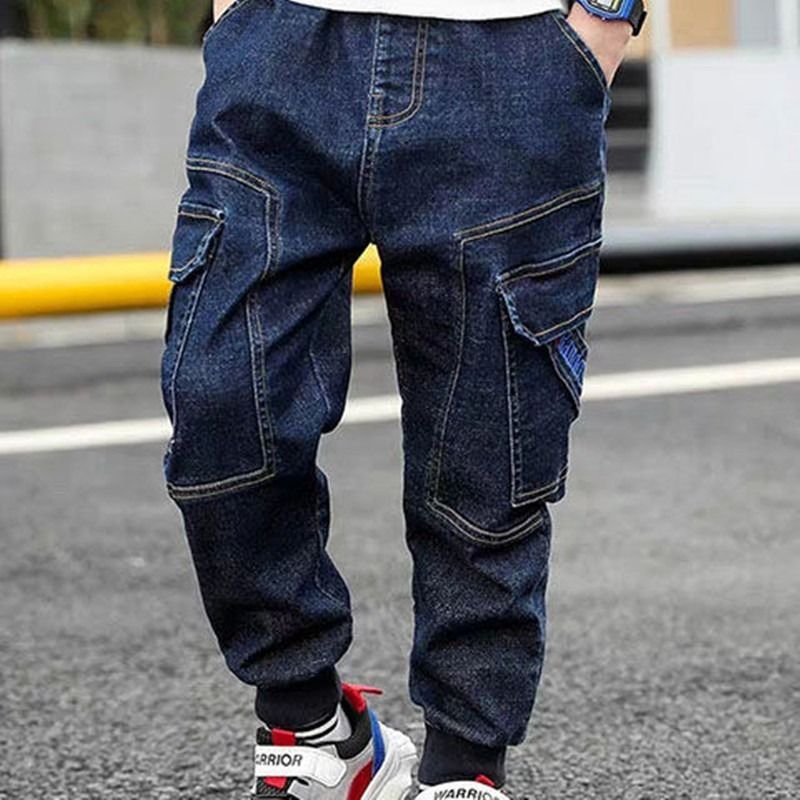 Children's Clothing Casual Jeans For Boy Pants Denim Cotton