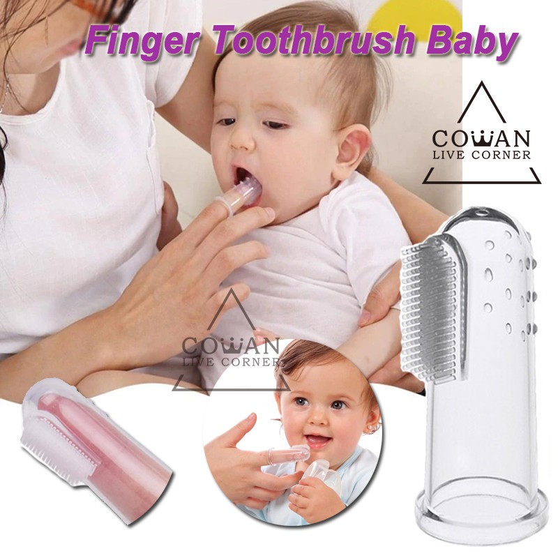 Rubber finger toothbrush for sales babies