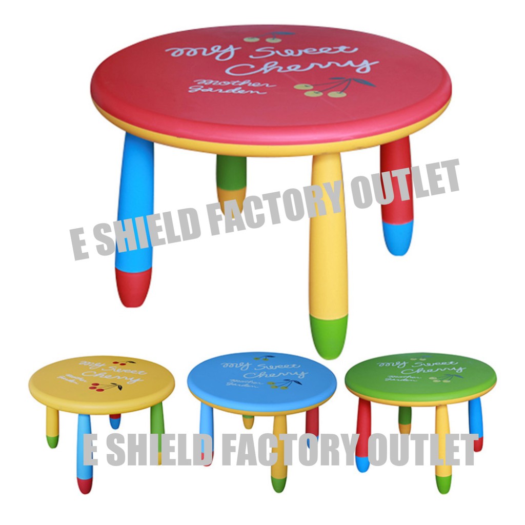 Ladybird Design Kid Learning Table Kid Study Table Drawing Table Round ...