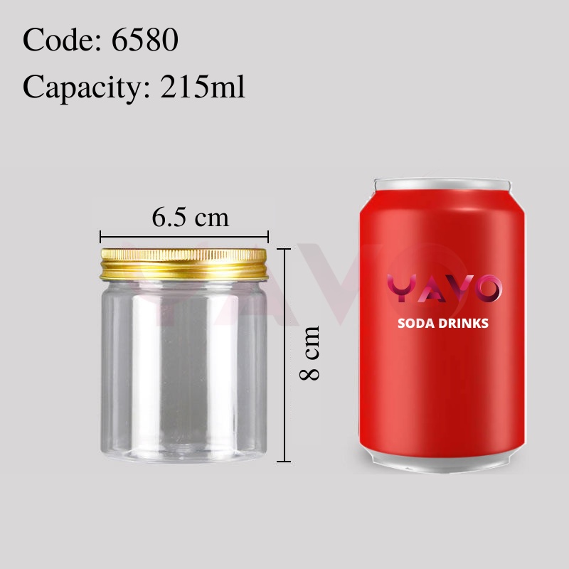 YAVO PET Plastic Jar balang bottle jar cookies jar bottle honey jar