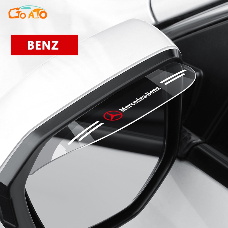 GTIOATO 2PCS Car Rearview Mirror Rain Eyebrow Rain Shield Sticker Car ...