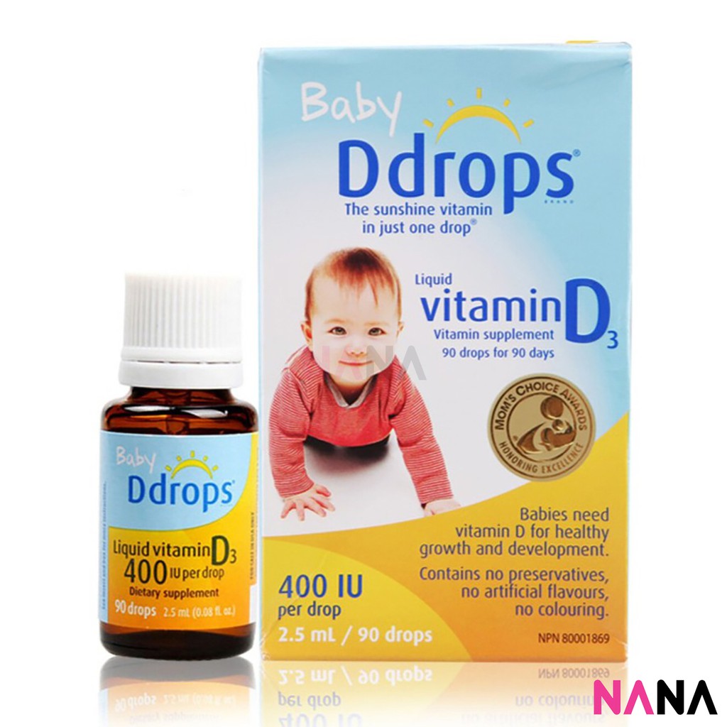 Ddrops Baby 400 IU Vitamin D 90 drops 2.5ml (EXP09 2026) Shopee Malaysia
