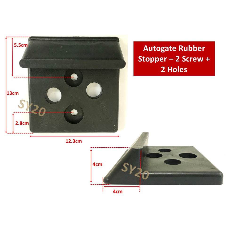 Autogate Spare Part - Autogate Rubber Stopper for Swing Gate (Various ...