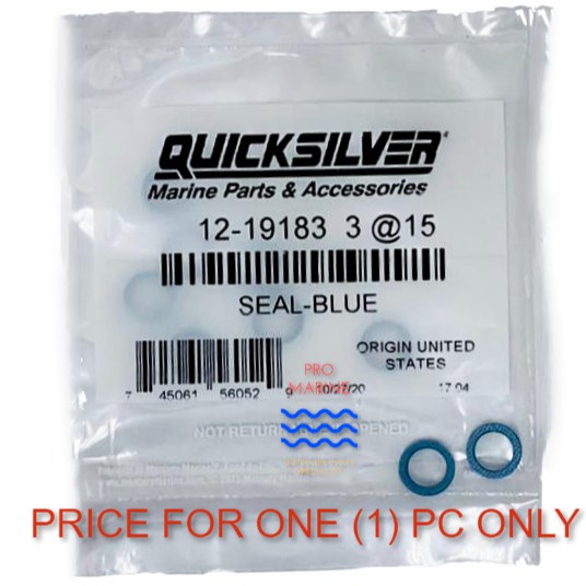 12pc Lower Gearcase Drain Gasket – Replaces Mercury Mercruiser 12-19183, 18-2945, Sierra, GLM