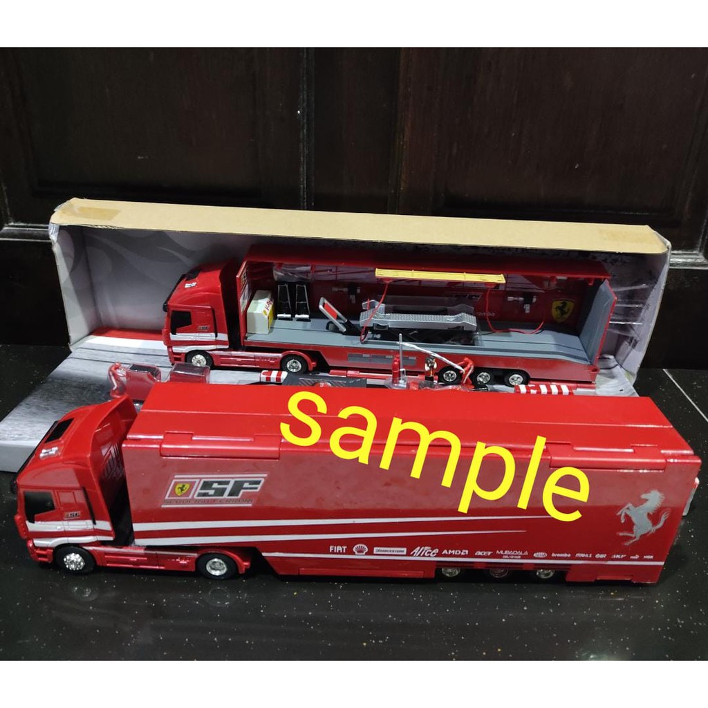 Hot Wheels Ferrari F1 Team Truck Shopee Malaysia