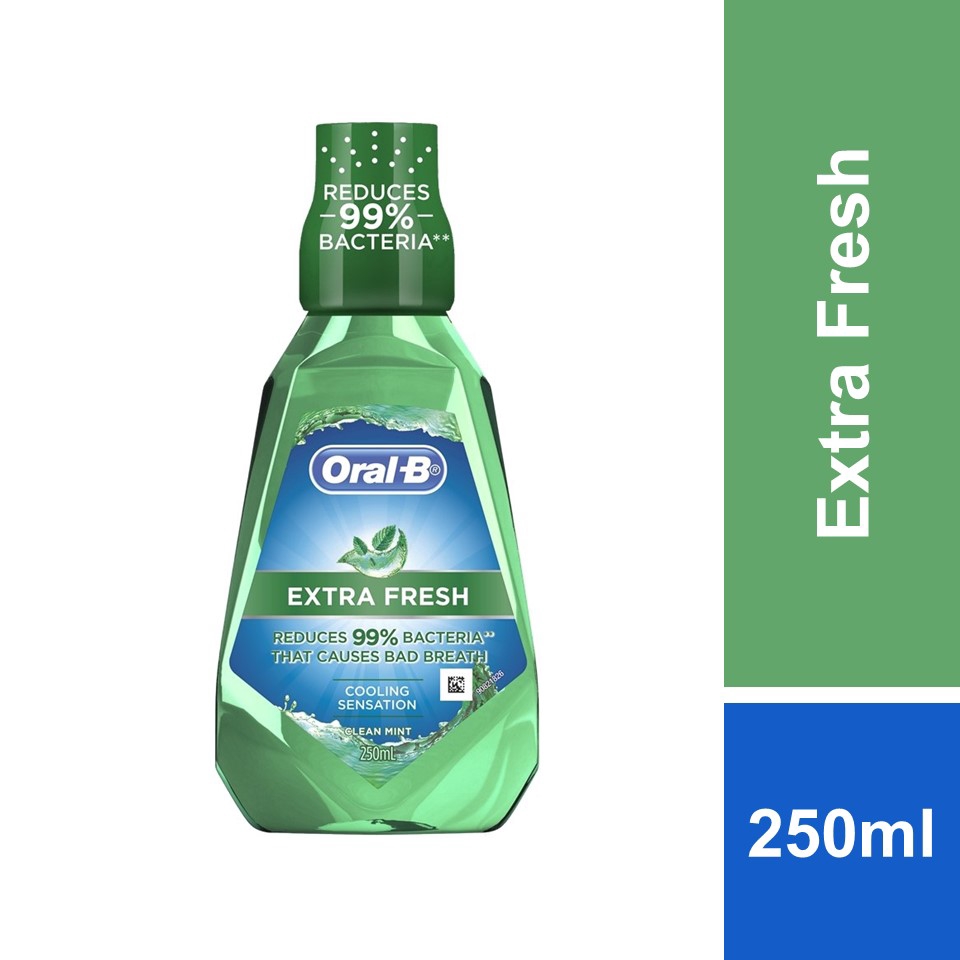 Oral-B Extra Fresh Mouthwash (250ml) | Shopee Malaysia