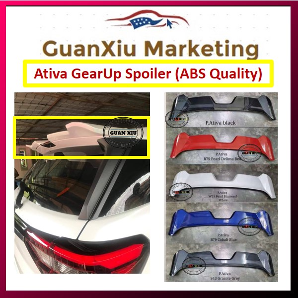 Perodua Ativa Gear Up Spoiler OEM (ABS Quality) made in Malaysia with ...