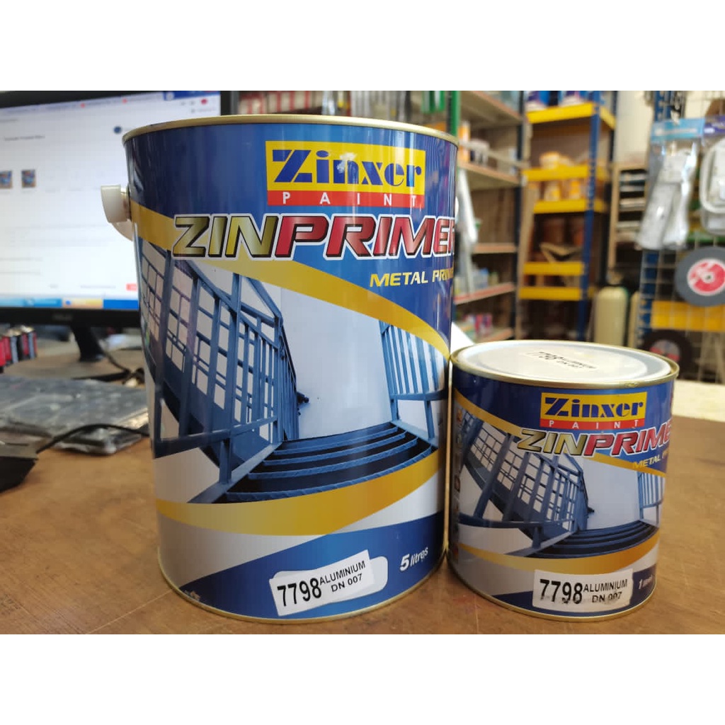 ZINPRIMER 7798 ALUMINIUM PAINT 1L/5L | Shopee Malaysia