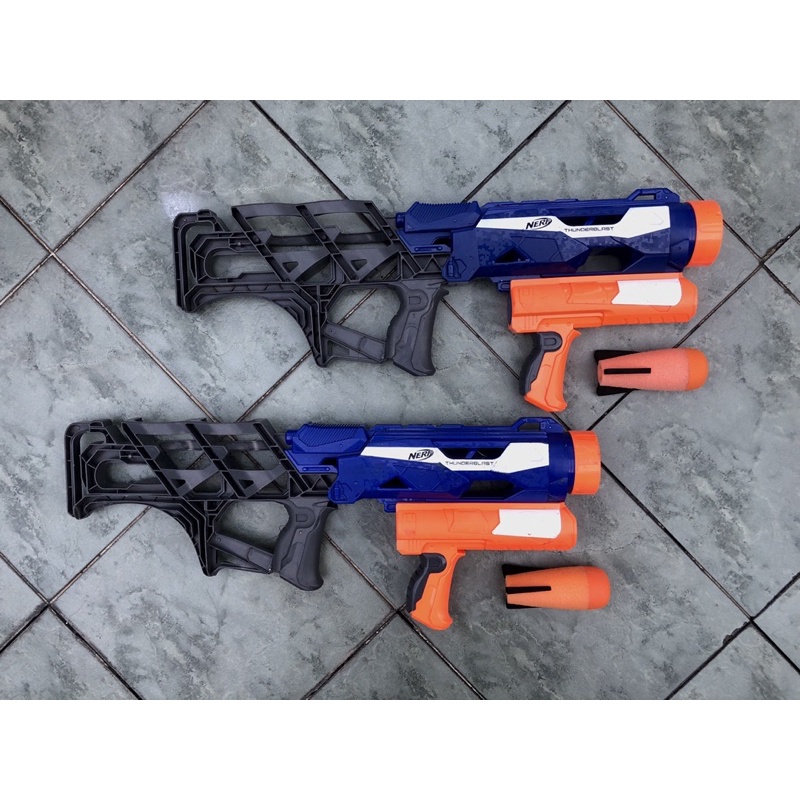 [serious?] NERF Elite Thunderblast Toy Foam Rocket Blaster USED ...